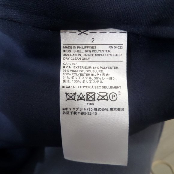 Banana Republic Blue Dress Size 2 - Picture 11 of 12